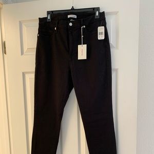 NWT Good American Black Good Legs